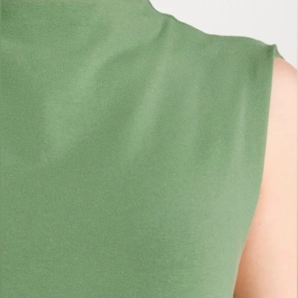 Reformation green Alden stretch knit mini dress - size XL NWT - Picture 5 of 12